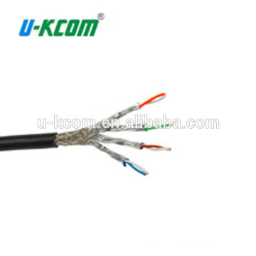 Pasó el cable de los cables del cat6a de la prueba de la solapa, cable del cable del utp lan del cat6a de 1000ft, cable del lan del ftp del cat6a de 1000ft